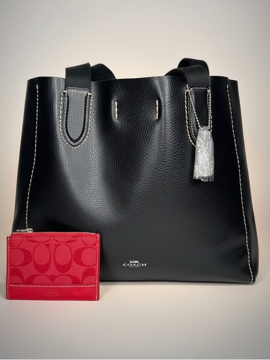 Coach Handbags - Coach Derby Tote with Coach Card Case
